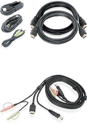 HDMI / USB / Audio KVM Cables HDMI / USB / Audio KVM Cables